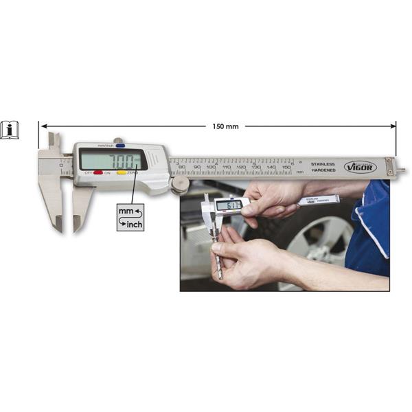 Vigor V1713 digital caliper gauge