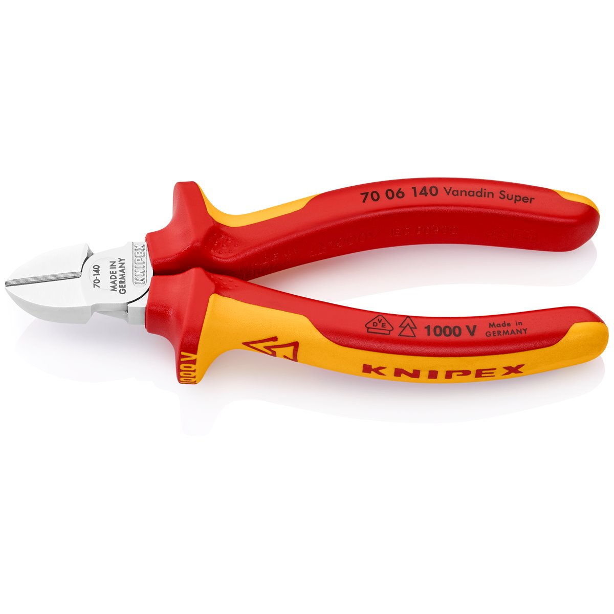 Knipex 70 06 140 DIAGONAL CUTTING NIPPERS 