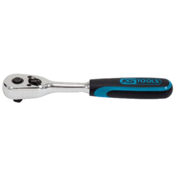 KS-Tools 918.3800 3/8" CHROMEplus Reversible ratch et, 45 teeth