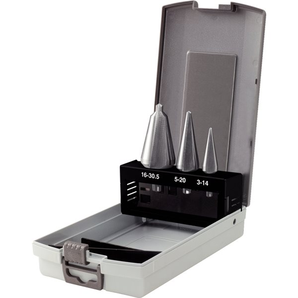KS-Tools 336.0523 HSS TiN Blechschälbohrer-Satz,4- 