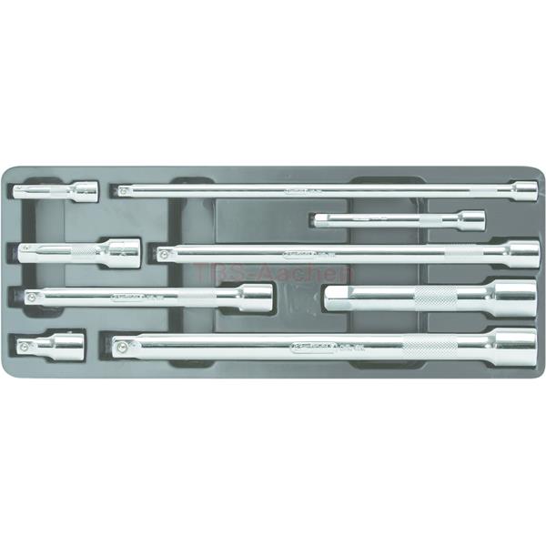 KS-Tools 918.0007 CHROMEplus Verlängerungs-Satz mi t Verriegelung, 9-tlg.