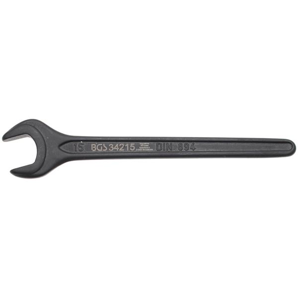 BGS 34215 Single Open End Spanner, DIN 894, 15 mm 