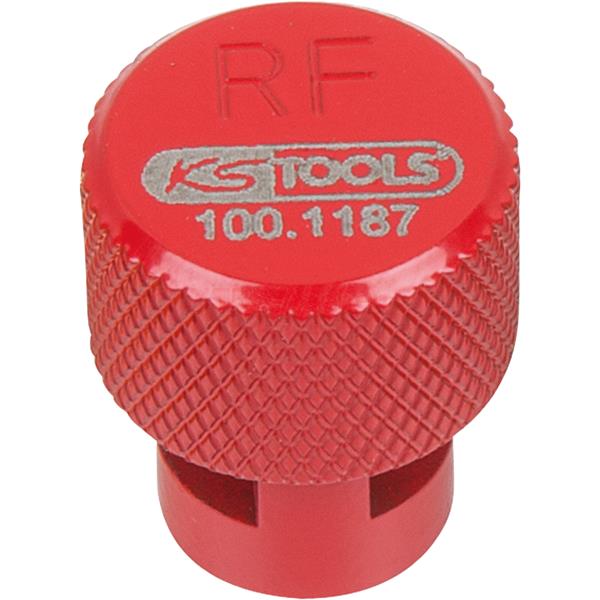 KS-Tools 100.1187 RDKS / TPMS Reifenentlüfter, rot , rechts vorn