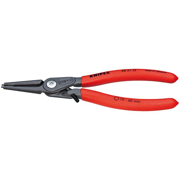 Knipex 48 31 J1 Precision Circlip Pliers grey atramentized 140 mm