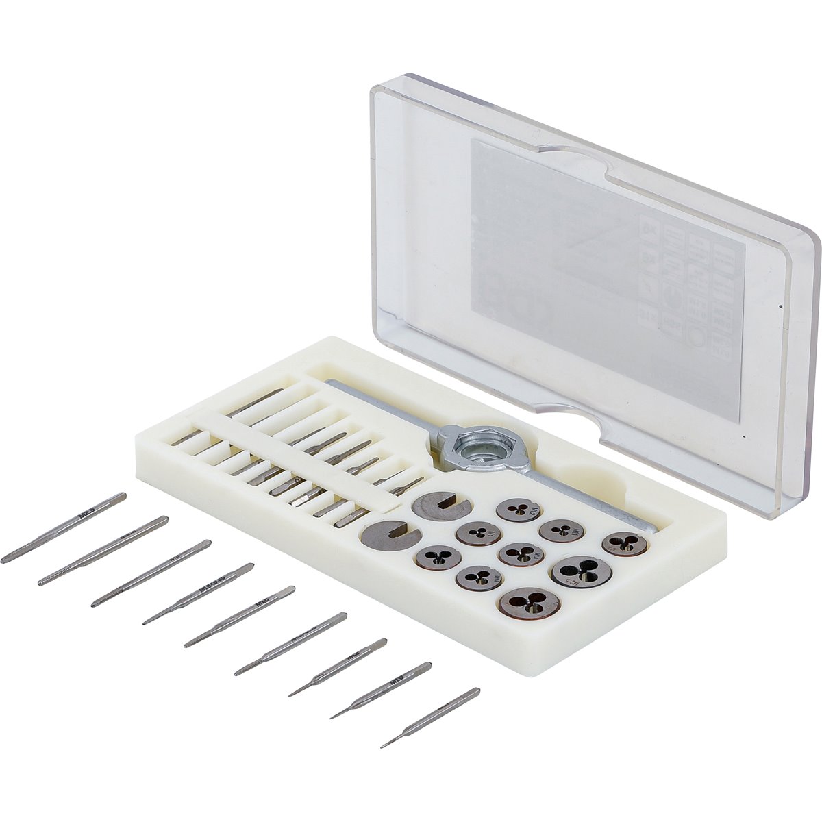 BGS 902 Tap and Die Set, M1 - M2.5, 31 pcs. 