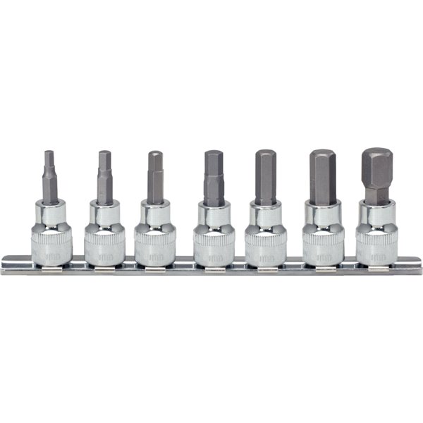 KS-Tools 918.3921 3/8"CHROME+Bit-Stecknuss-Satz 