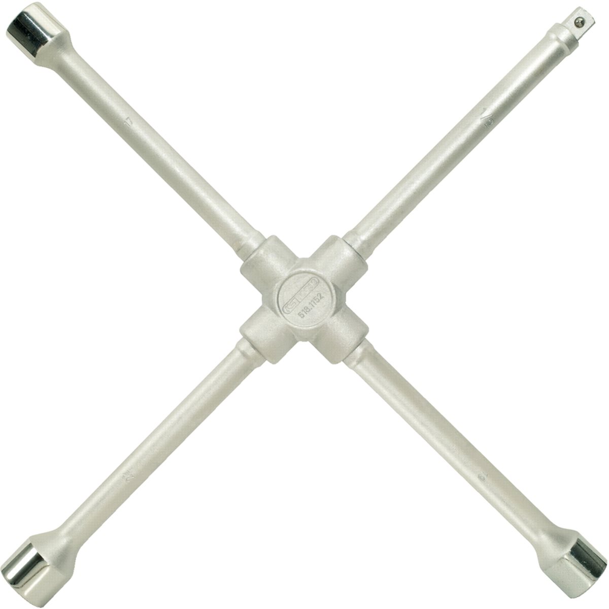 KS-Tools 518.1151 Kreuzschlüssel für PKW 13/16"x17 