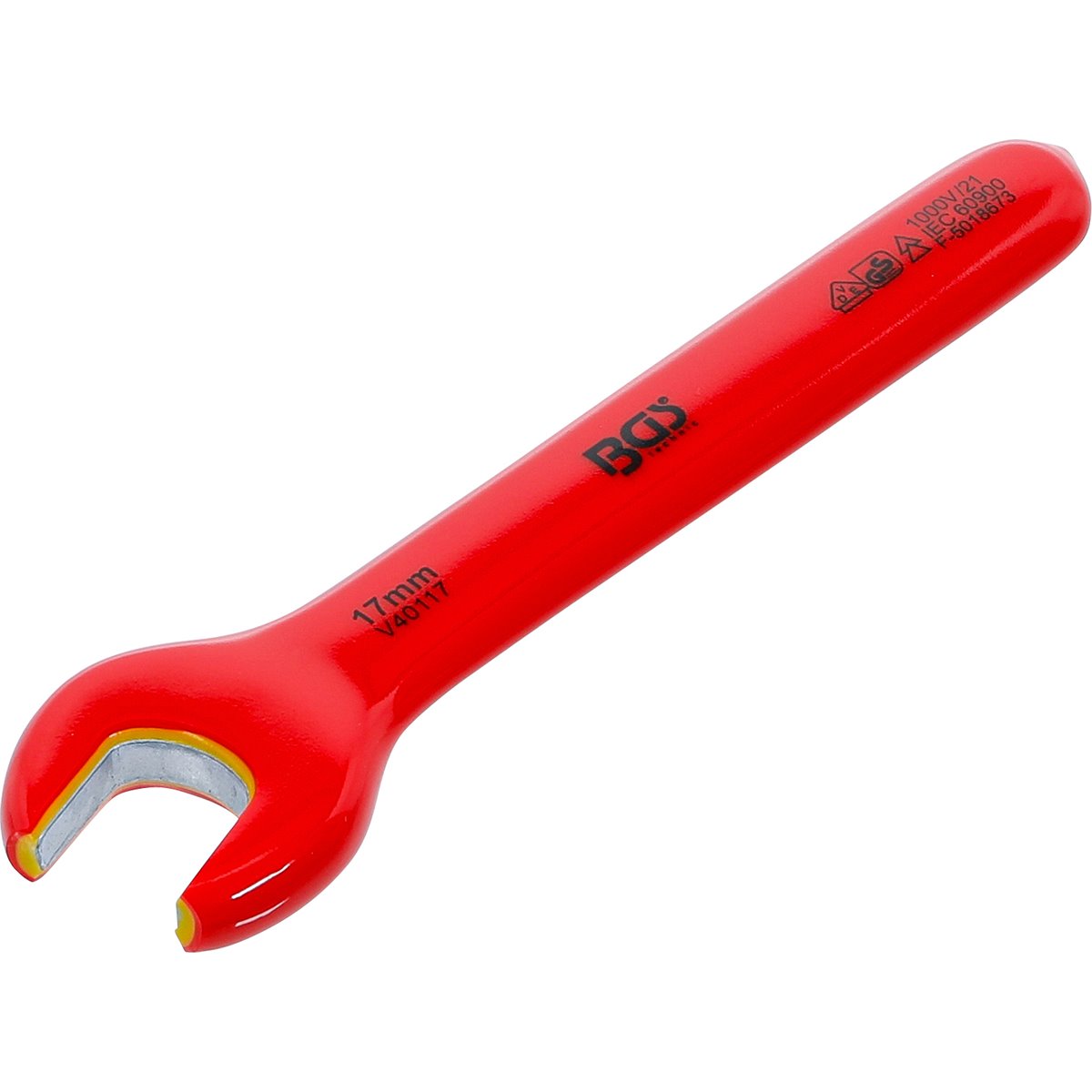 BGS 71067 VDE Single Open End Spanner, 17 mm 