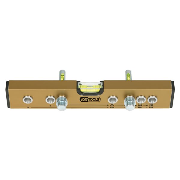 KS-Tools 204.2000 Normabstandswasserwaage,Metall,3 