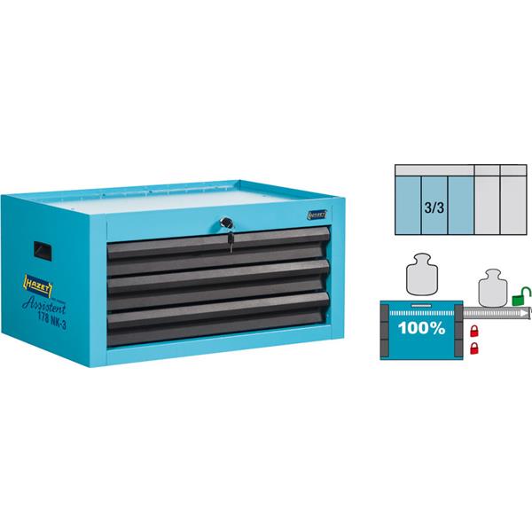 Hazet 178NK-3 Tool chest for 178 N