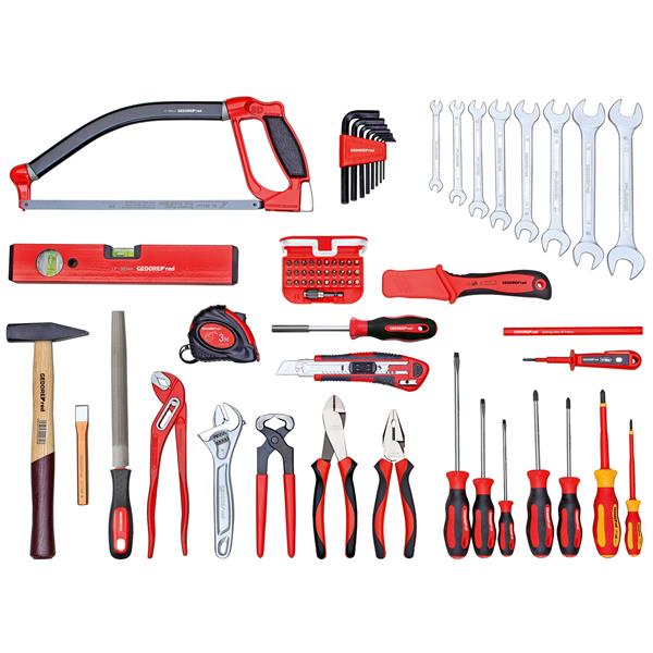 Gedore red R21000072 Tool set BASIS loose 72pcs 