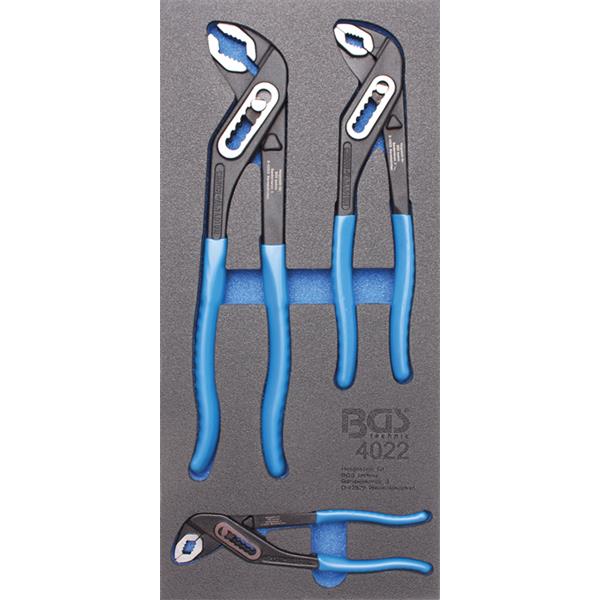 BGS 4022 Tool Tray 1/3: Water Pump Pliers, 3 pcs. 