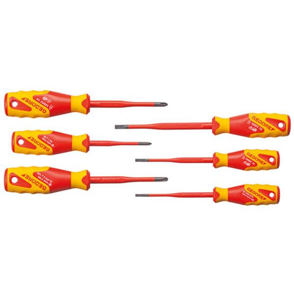 Gedore VDE 2162-2172 PM-06 VDE Screwdriver set SLI M DRIVE, 6 pcs