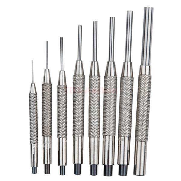 KS-Tools 162.2310 Pin punch set, 8 pcs, 09-1,4-1,8 -2,4-2,8-3,4-3,9-5,9mm