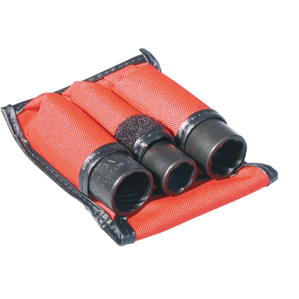 KS-Tools 913.1270 Spiral profile impact socket set , 3 pcs, 1/2", 17-21mm