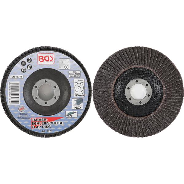 BGS 3975 Flap Disc, Ø 125 mm, K 60 