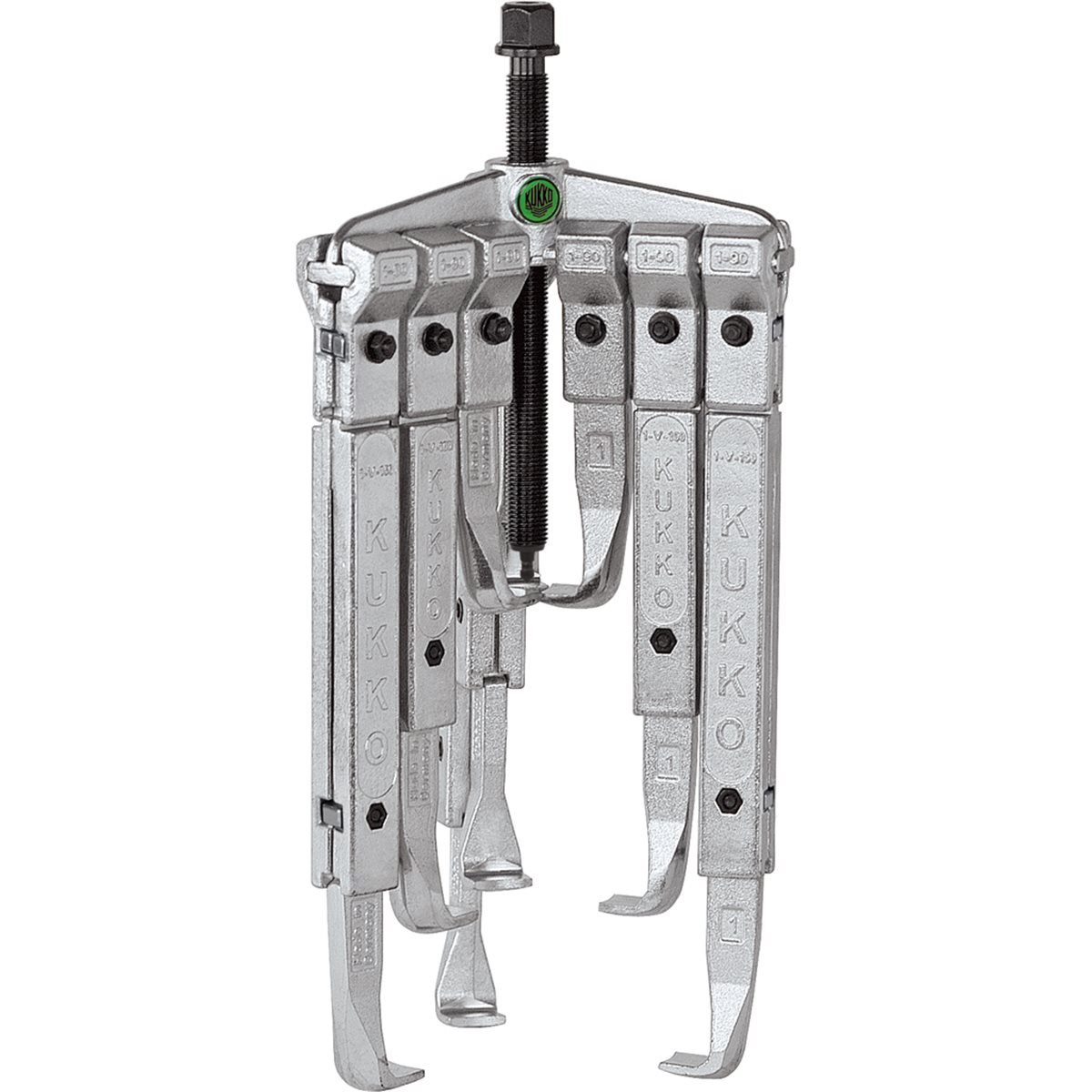 Kukko 30-3-P3 3-Arm Puller, Spread 350 Mm W. 3 Se ts Arms For Reaches 200-300-400 Mm 