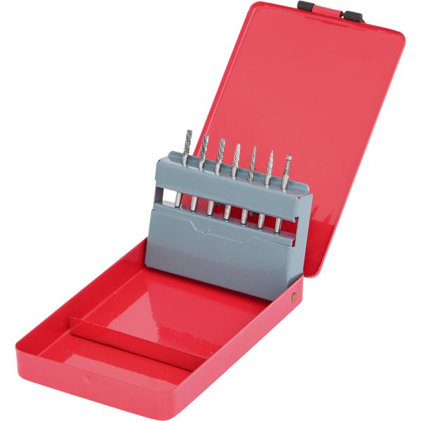 KS-Tools 515.3207 HM Frässtift-Satz in Stahlkass. 