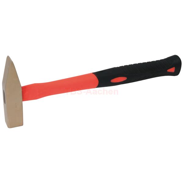 KS-Tools 963.2020 BRONZEplus Schlosserhammer 400 g , mit Fiberglasstiel