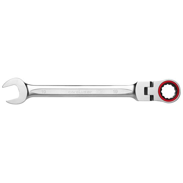 Carolus 1720.19 Flexible combination ratchet wrench 19 mm