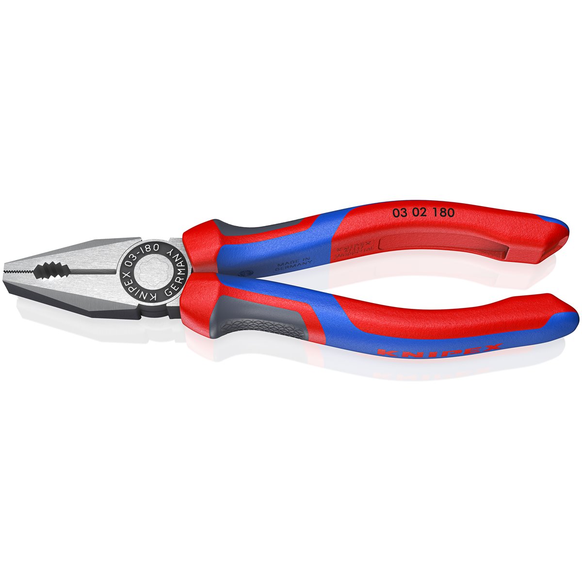 Knipex 03 02 180 SB Kombizange - neue Comfort-Griffhüllen 2024