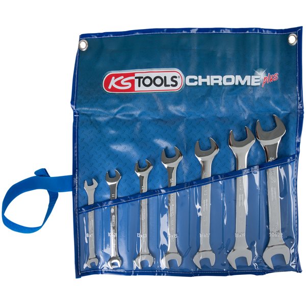KS-Tools 518.0747 CHROME+ Doppelmaulschlüssel-Satz 