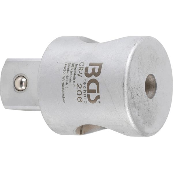 BGS 206 Sliding Adaptor for Extension Bars, extern al square 25 mm (1")