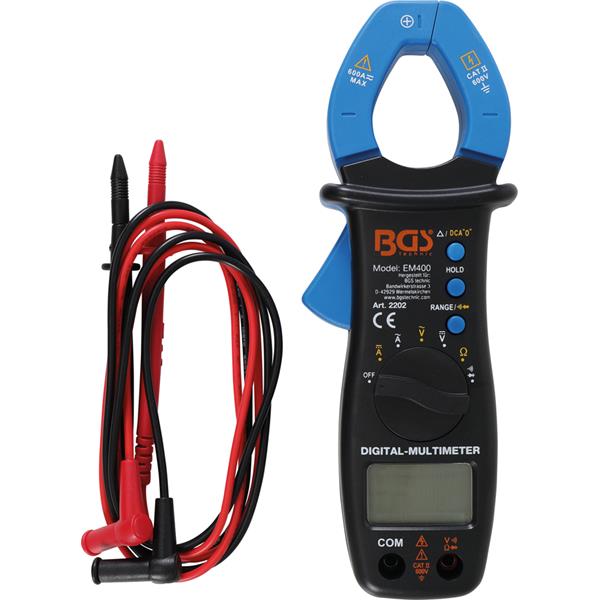 BGS 2202 Digital-Multimeter mit Zange für Gleich- und Wechselstrom