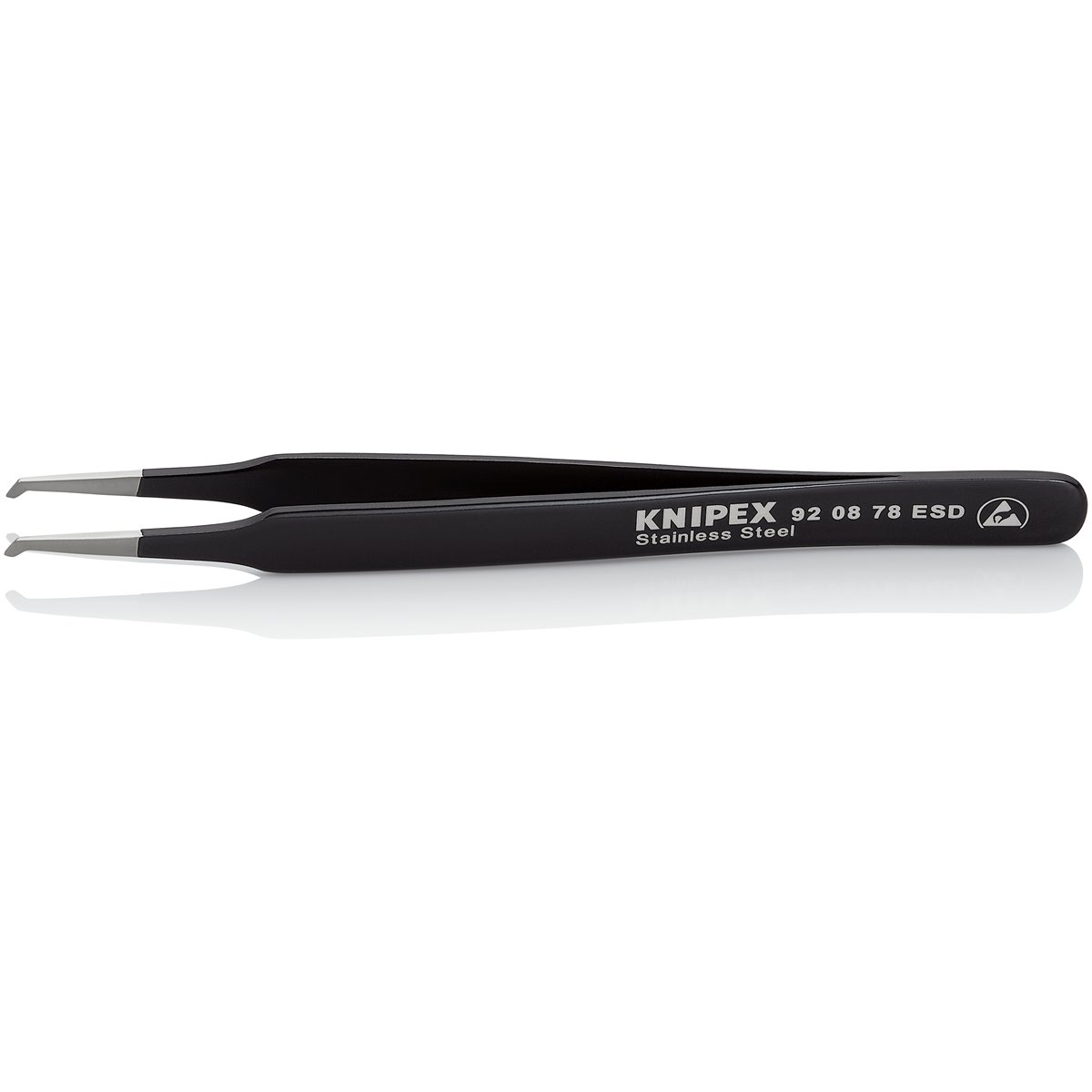 Knipex 92 08 78 ESD PRECISION TWEEZERS ESD 