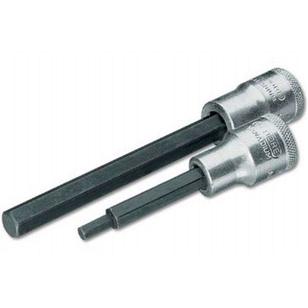 Gedore IN 19 L 10-140 Screwdriver bit socket 1/2", long 10 mm