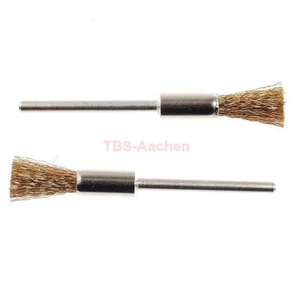 Proxxon 28961 Brass brushes (8 mm), 2 pieces 