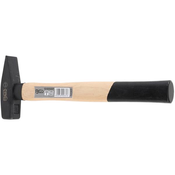 BGS 52305 Machinist's Hammer, Hickory Handle, DIN 1041, 500 g
