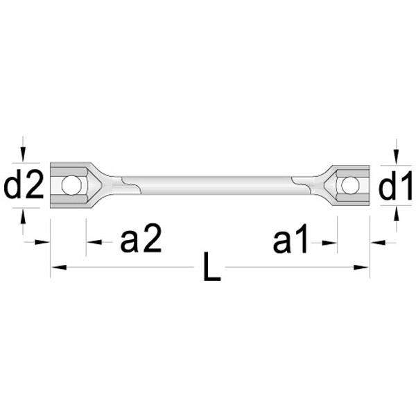 Gedore 27 30x32 Radsteckschlüssel 