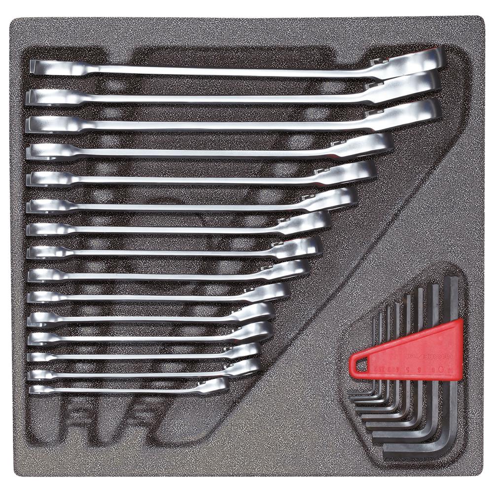 Gedore red R22250001 Spanner set 4/6 CT-module 24p 