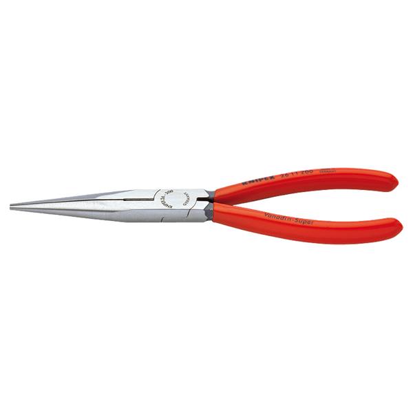 Knipex 26 11 200 SB Flachrundzange mit Schneide 
