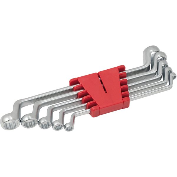 KS-Tools 517.0295 Doppelringschlüssel Satz,gekröpf t, 8-19mm
