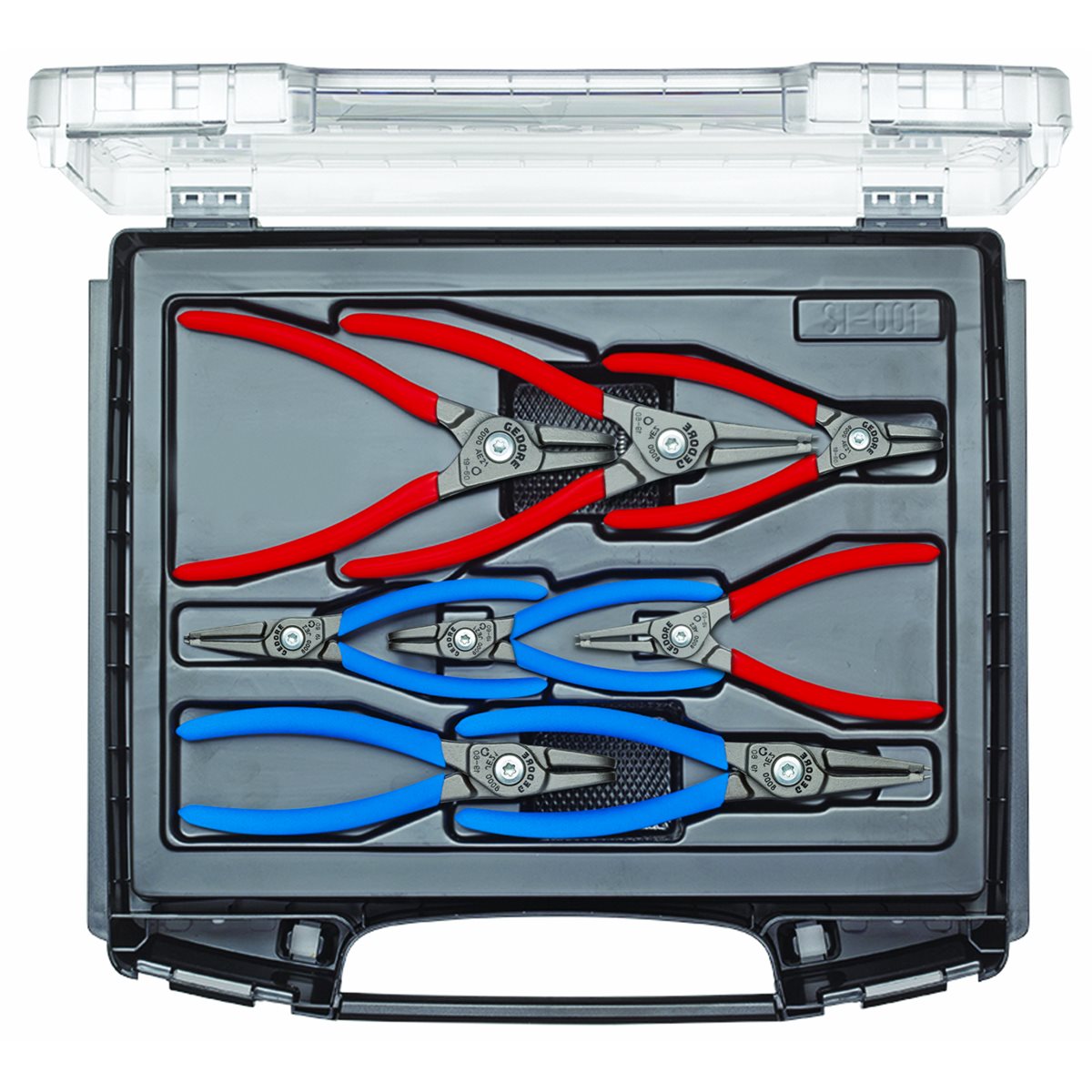 Gedore 1101-005 Circlip pliers set in i-BOXX 8pcs 