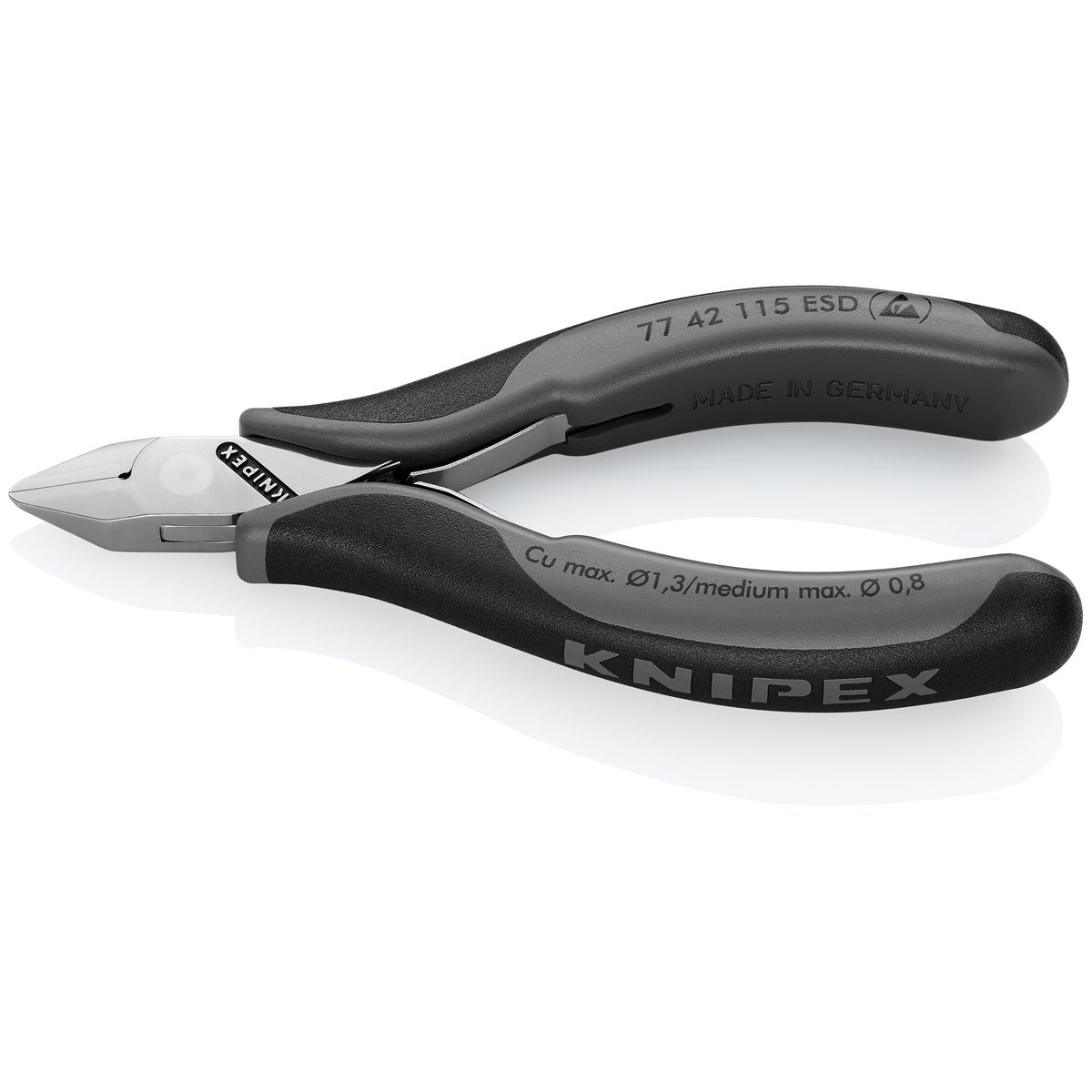 Knipex 77 42 115 ESD Elektronik-Seitenschneider ider ESD