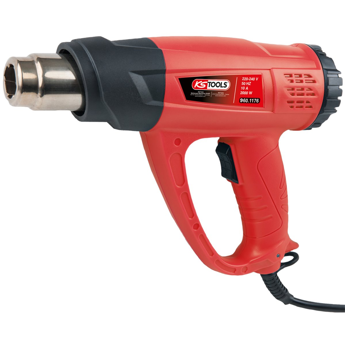 KS-Tools 960.1176 Heißluftpistole, digital 