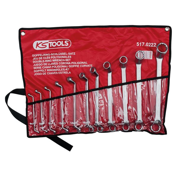 KS-Tools 517.0222 Doppelringschlüssel-Satz,11-tlg. 