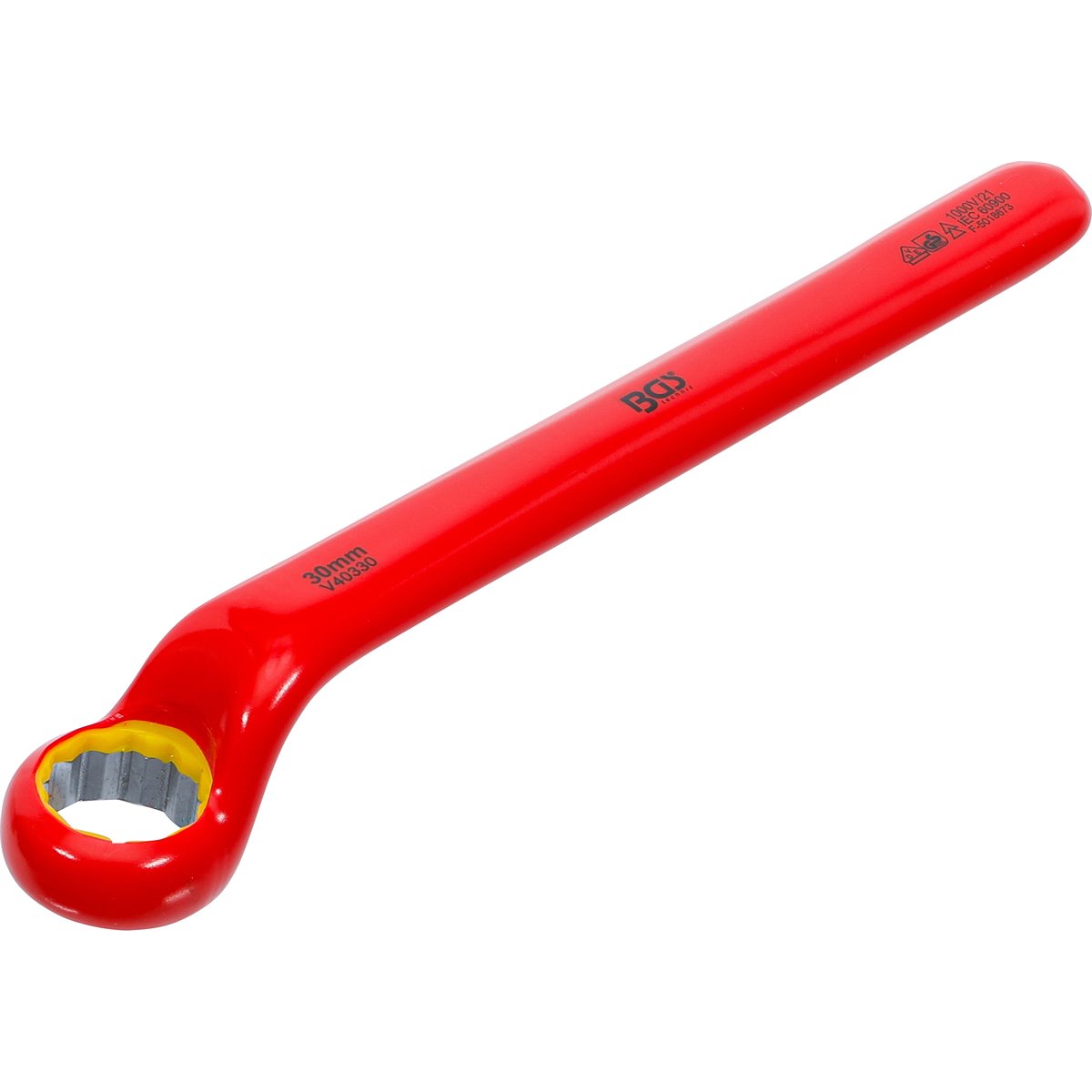 BGS 72030 VDE Single End Ring Spanner, deep offset end, 30 mm