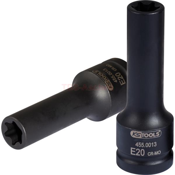 KS-Tools 455.0013 3/4" Torx E impact socket, deep, E20