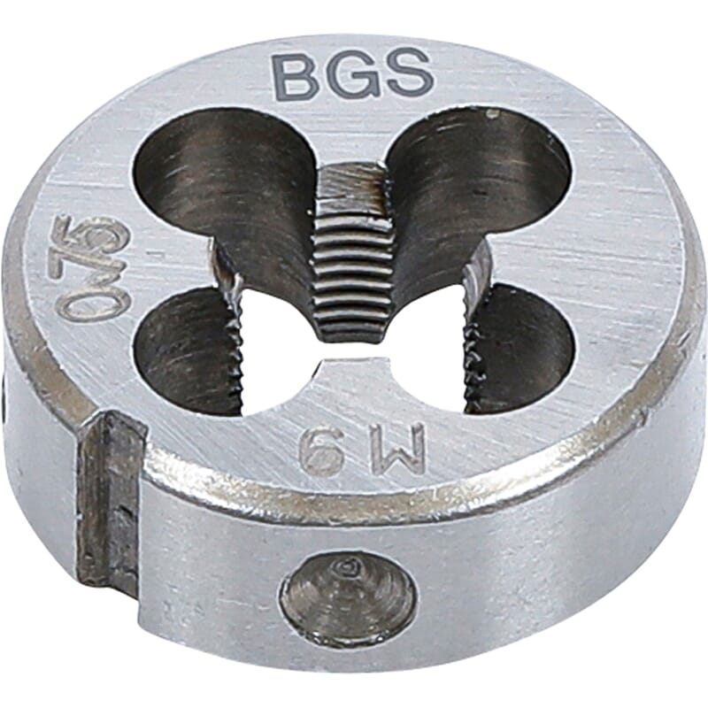 BGS 1900-M9X0.75-S Threading Die, M9 x 0.75 x 25 m m