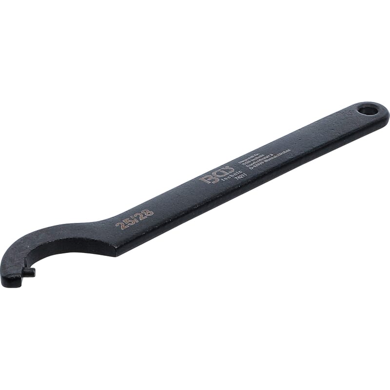 BGS 74211 Hook Wrench with Pin, 25 - 28 mm 