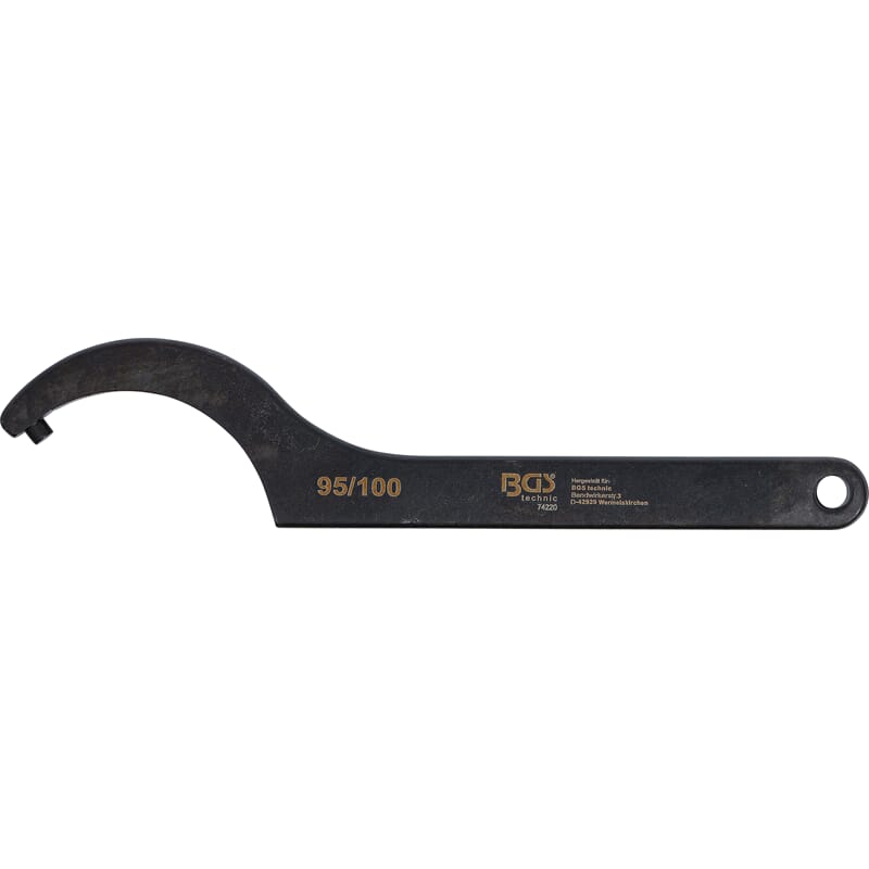 BGS 74220 Hook Wrench with Pin, 95 - 100 mm 