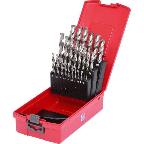 KS-Tools 330.2623 HSS-G Spiralbohrer-Satz, 25-tlg. 