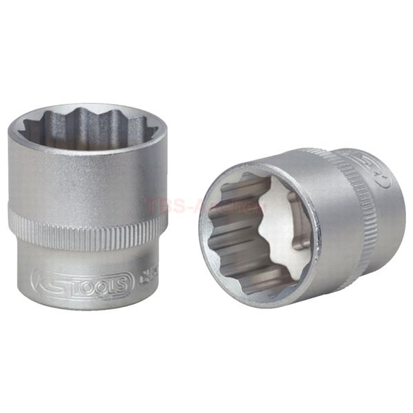 KS-Tools 917.3854 3/8" 12-kant-Stecknuss, 13/16" 