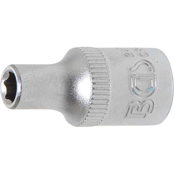 BGS 2474 Socket, Hexagon, 6.3 mm (1/4") Drive, 4 m m