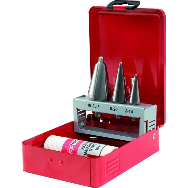 KS-Tools 336.0513 HSS Co Blechschälbohrer-Satz,4-t 