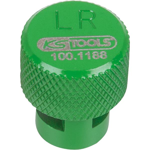 KS-Tools 100.1188 RDKS / TPMS Reifenentlüfter, grü n, links hinten